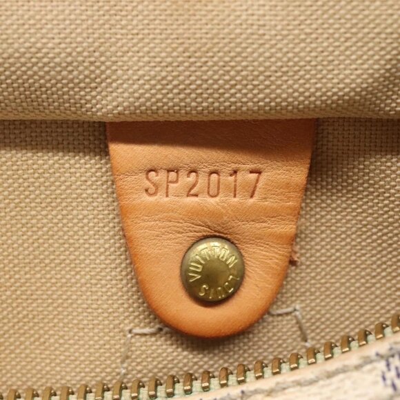 LOUIS VUITTON Damier Azur Speedy 25 Hand Bag - Picture 14 of 16